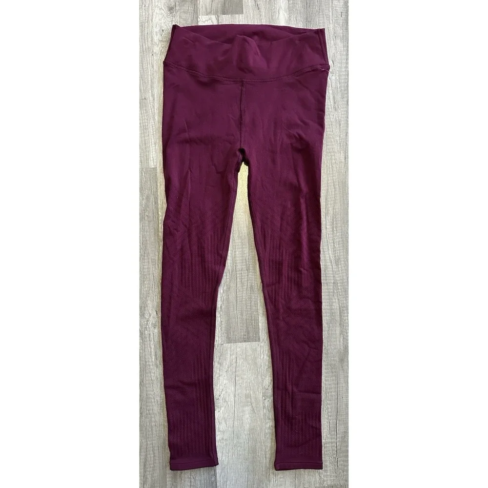 Lululemon Reveal Tight *Mesh Stripes Marvel (W5BU7S) Size‎ 8 fushia